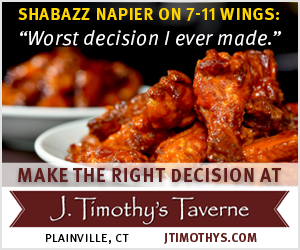 Visit J. Timothy's Taverne for the world's best wings